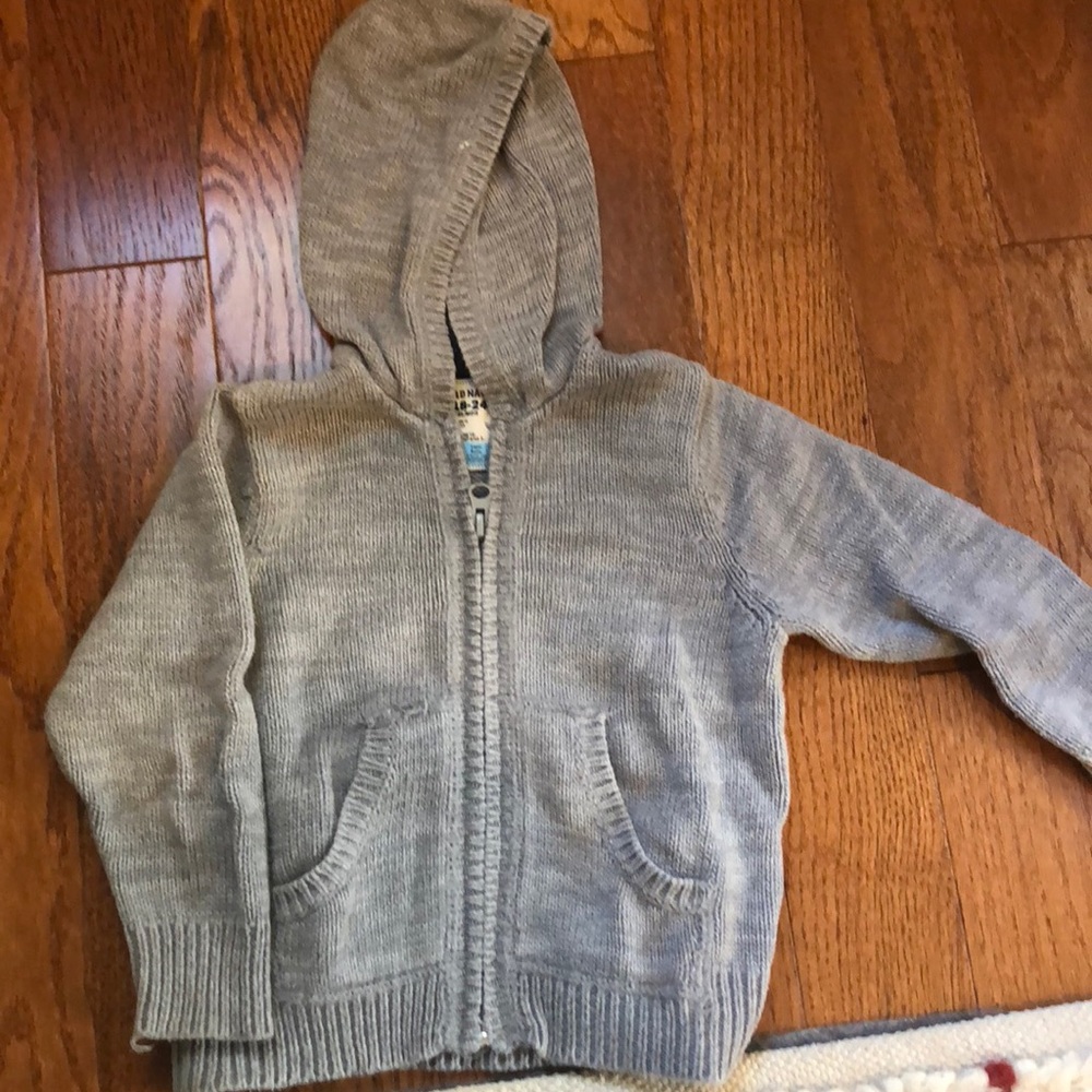 Knit baby hoody